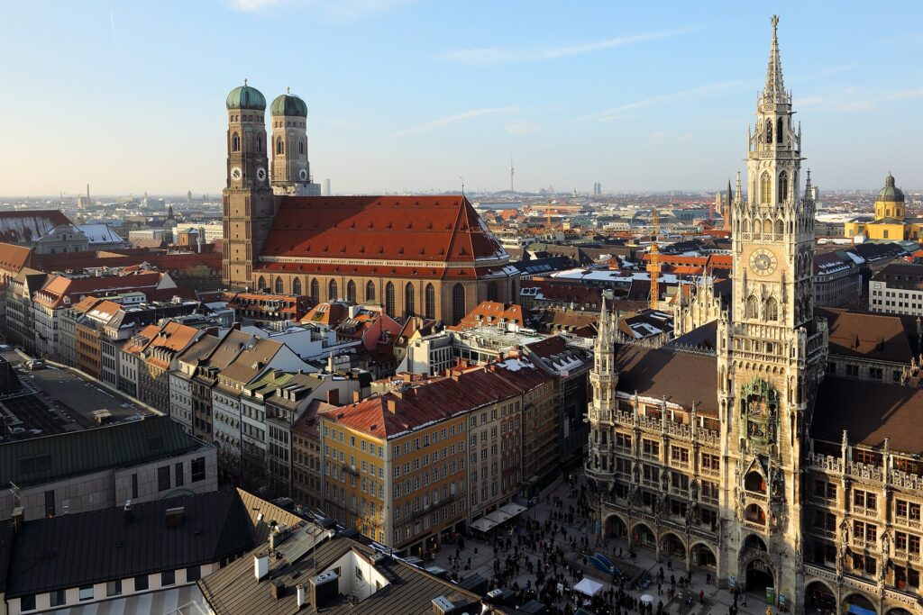 Munich Marienplatz Frauenkirche Germany