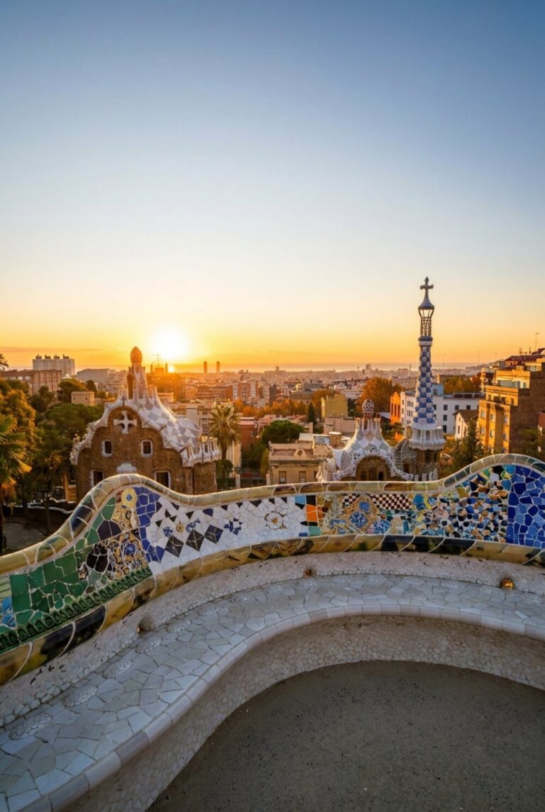 Barcelona travel guide — destination highlights pin