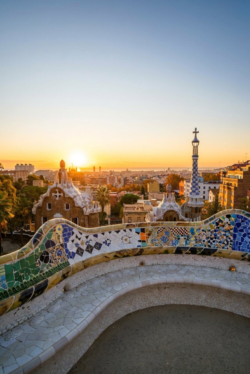 Barcelona travel guide — destination highlights pin