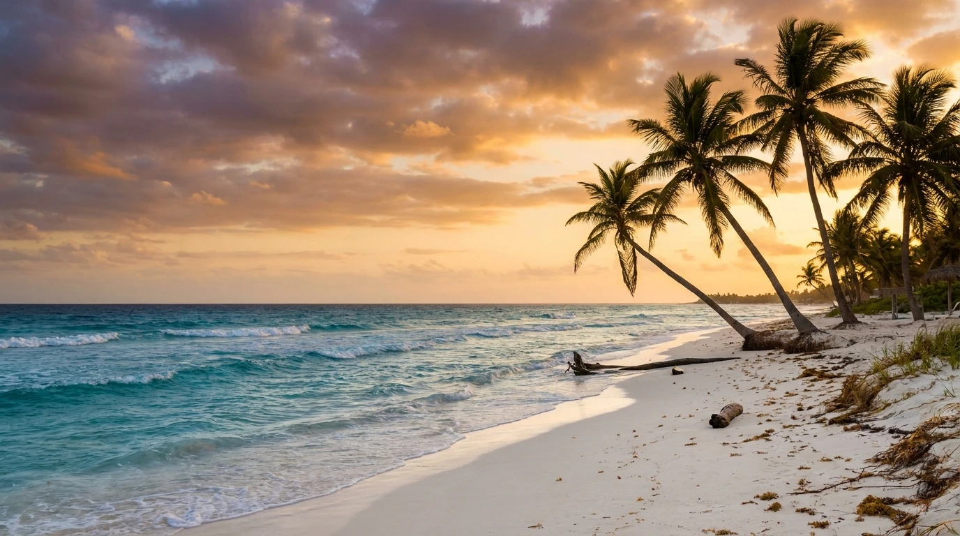 Cancún, Mexico — white-sand Caribbean beach and turquoise water