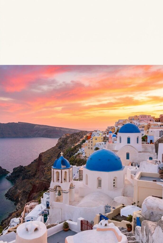 Santorini, Greece: Caldera-Rim Villages, Bronze-Age Akrotiri & the World’s Most Photographed Sunset on the Rim of a Drowned Volcano