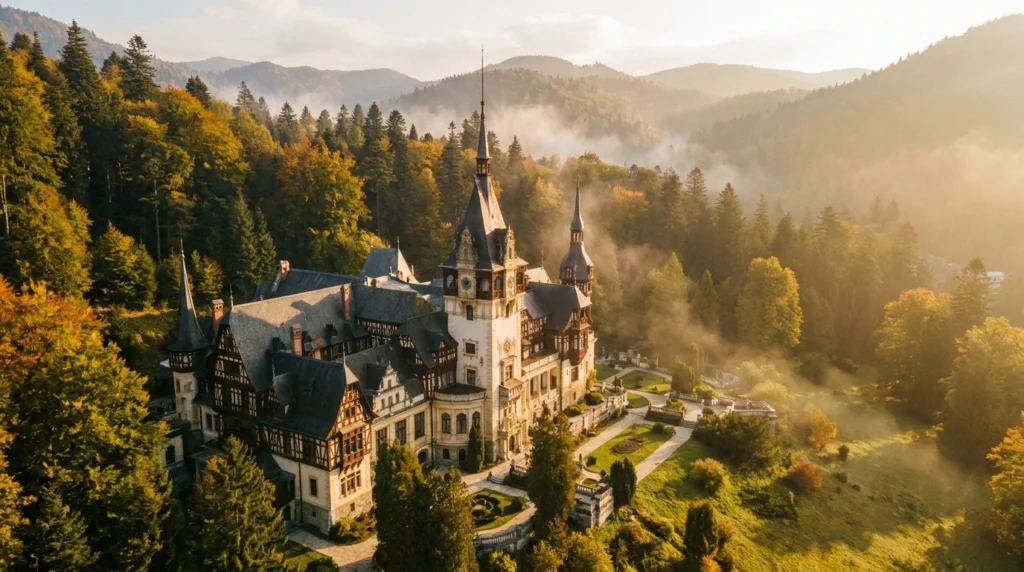 Sinaia, Romania: The Pearl of the Carpathians — Peleș Castle, the Prahova Valley & the Bucegi Sphinx