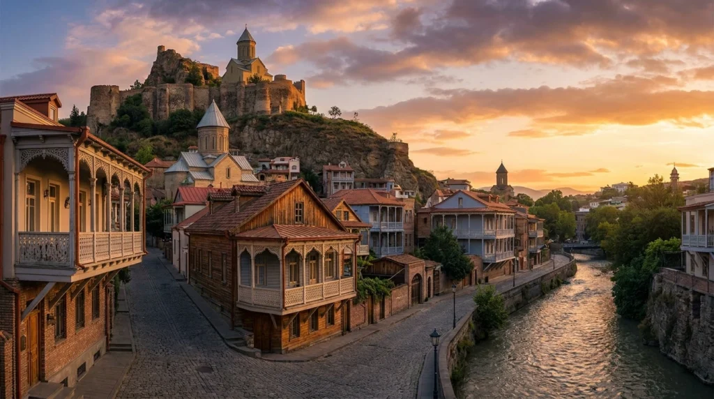 Tbilisi, Georgia: Sulphur Steam, Crooked Balconies and a Caucasus Skyline