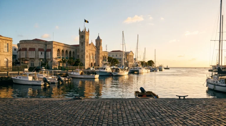 Careenage waterfront / Parliament Buildings