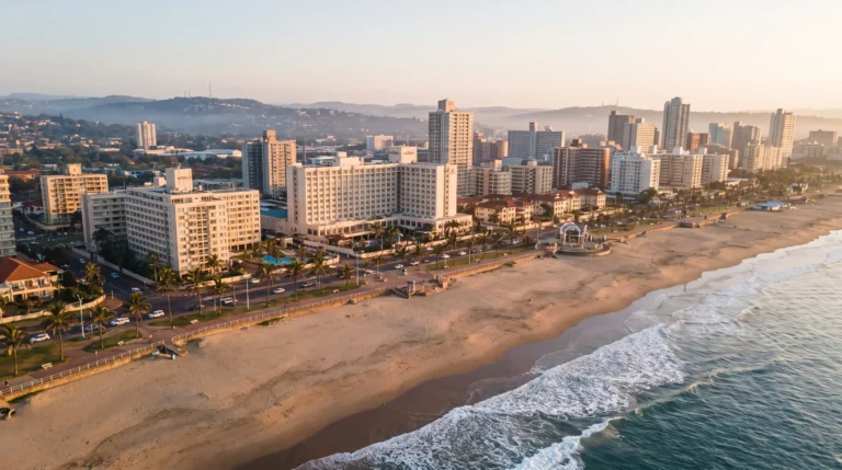 Golden Mile beachfront aerial