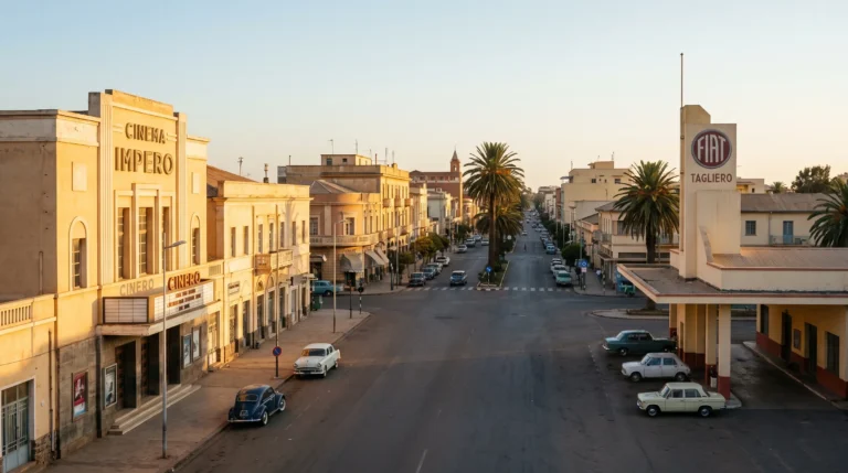 Asmara Art Deco streetscape