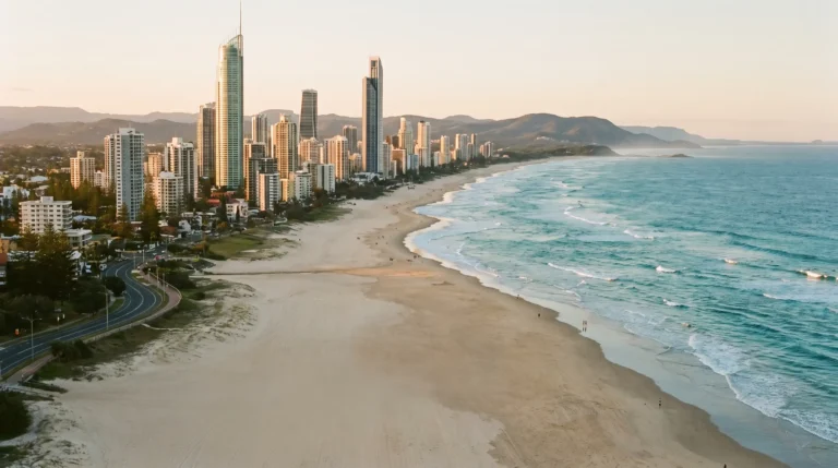 Surfers Paradise skyline/beach aerial