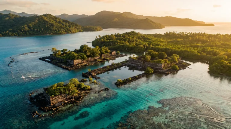 Nan Madol / Chuuk Lagoon aerial