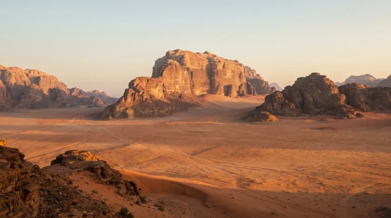 The most iconic landmark or landscape of Wadi Rum